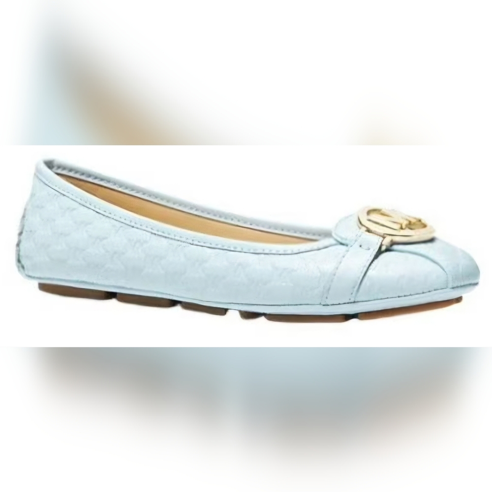 NWT Michael Kors Fulton Moccasins Faux Leather Embossed Logo — Size 11 - Picture 8 of 10